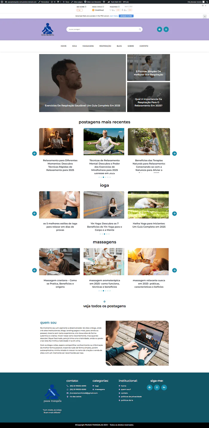 blog | foco em relaxamento