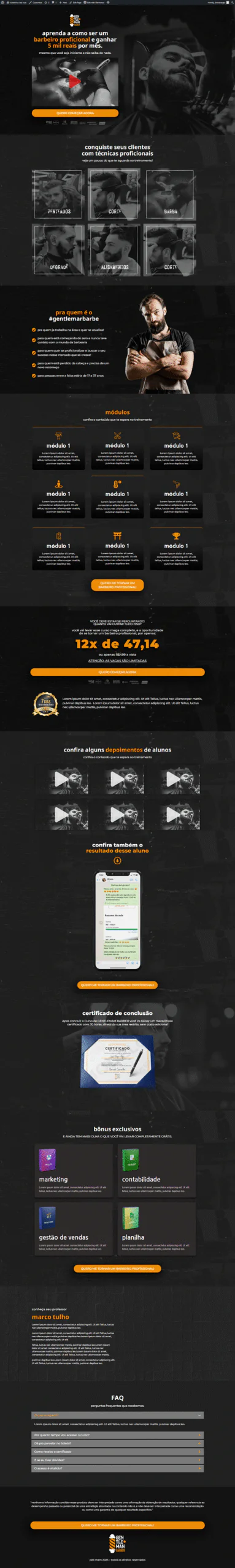 página de vendas | curso online 02